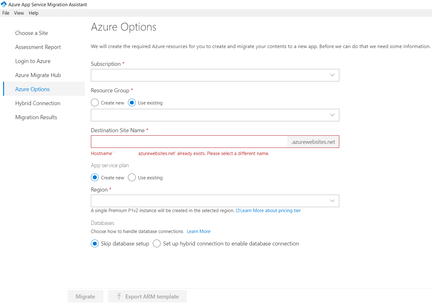 Azure Configurations